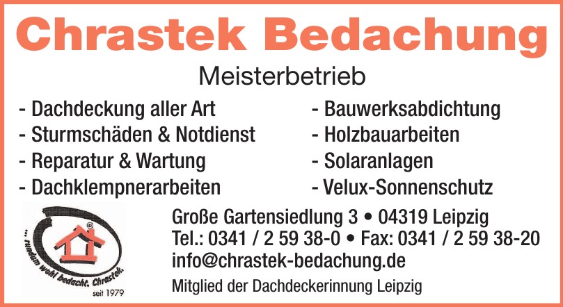 Chrastek Bedachung Meisterbetrieb